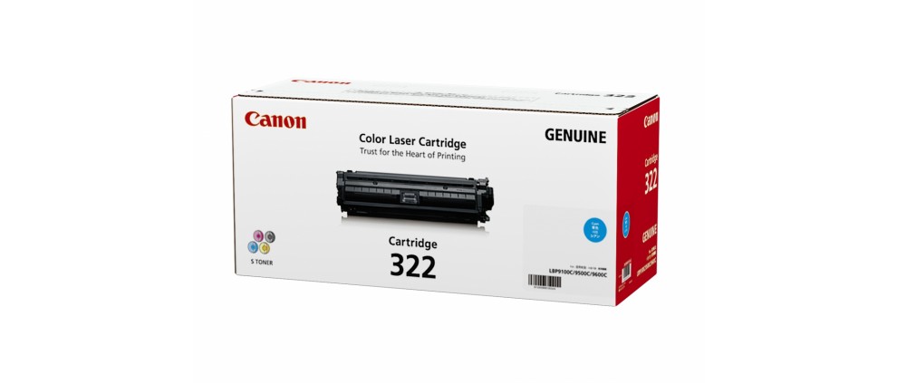 Canon Cartridge 322 Cyan Toner 